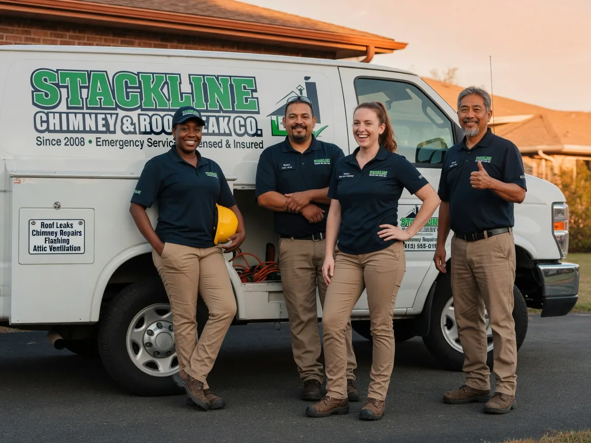Chimney flashing repair company in Somersville, CT